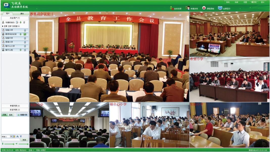 壹孛遠(yuǎn)程控制教育互動平臺演試圖